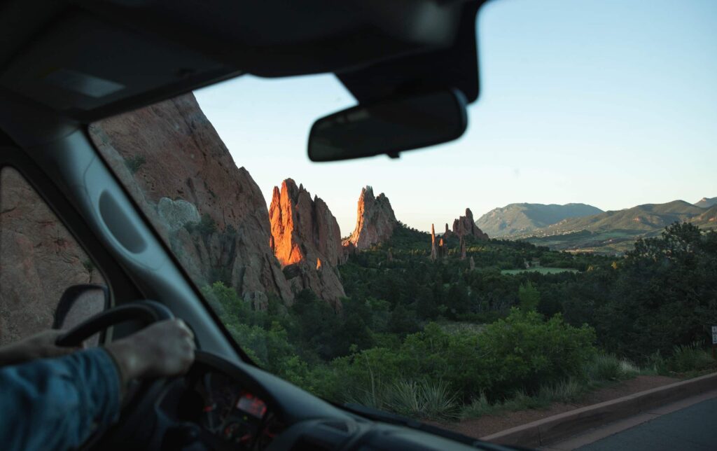 Garden of the Gods - vanlife colorado