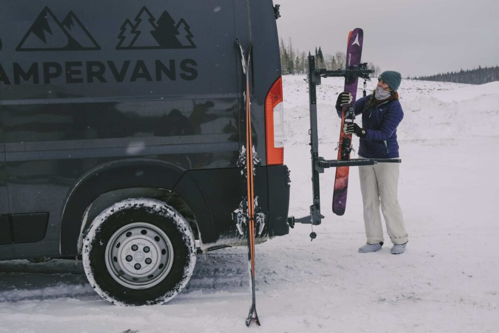 Camping in the winter