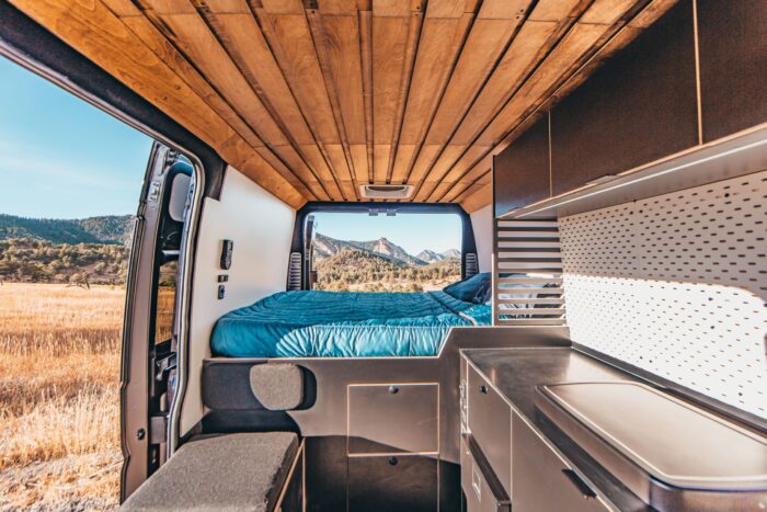 Interior Biggie conversion van rental