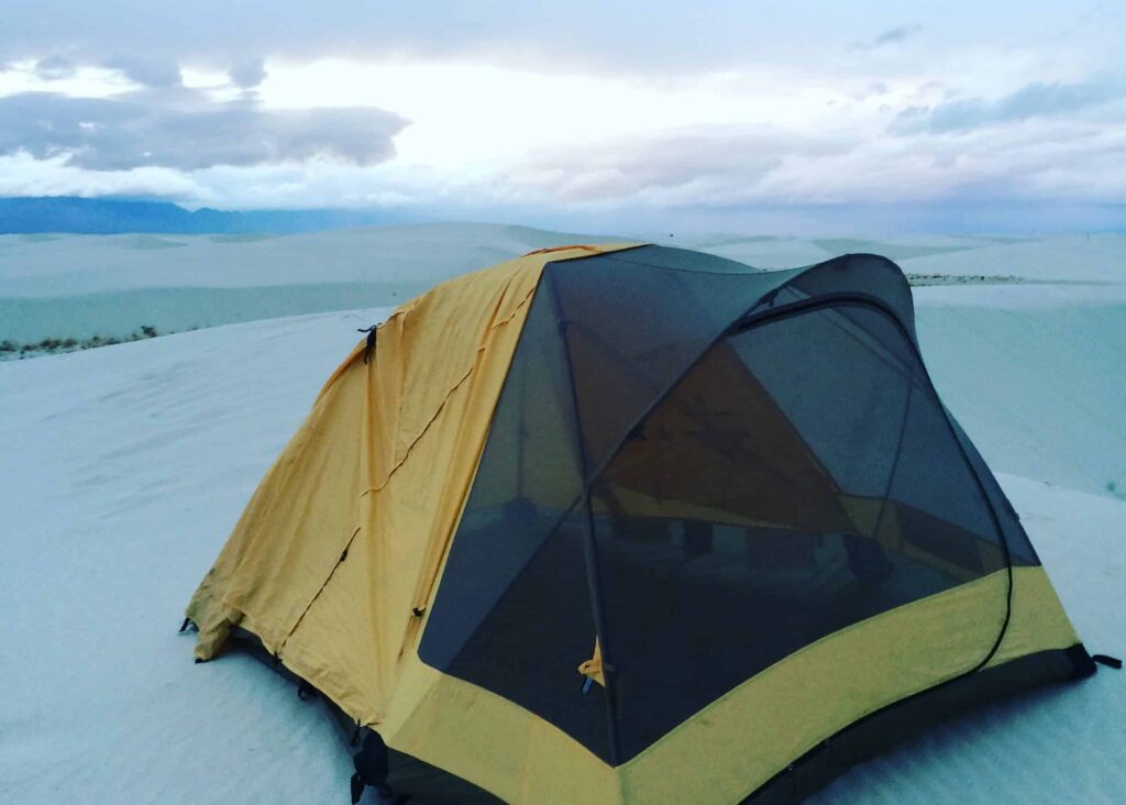 Camping White Sands