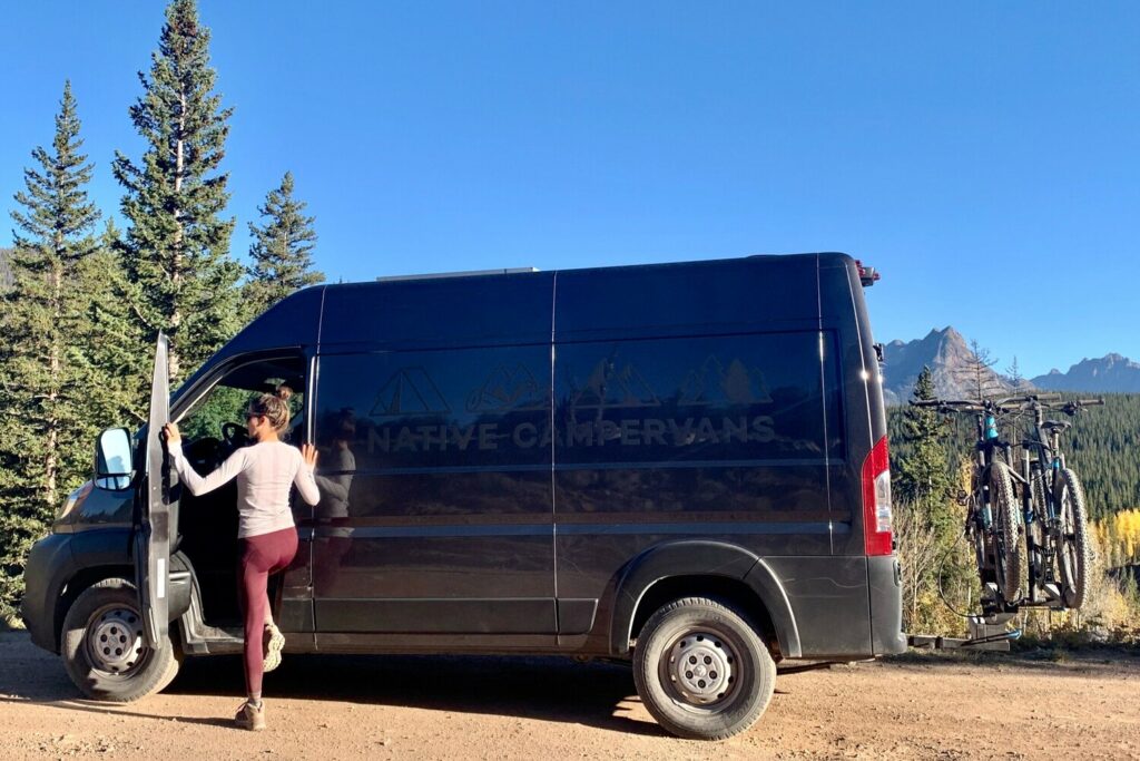 Vanlife items bike rack