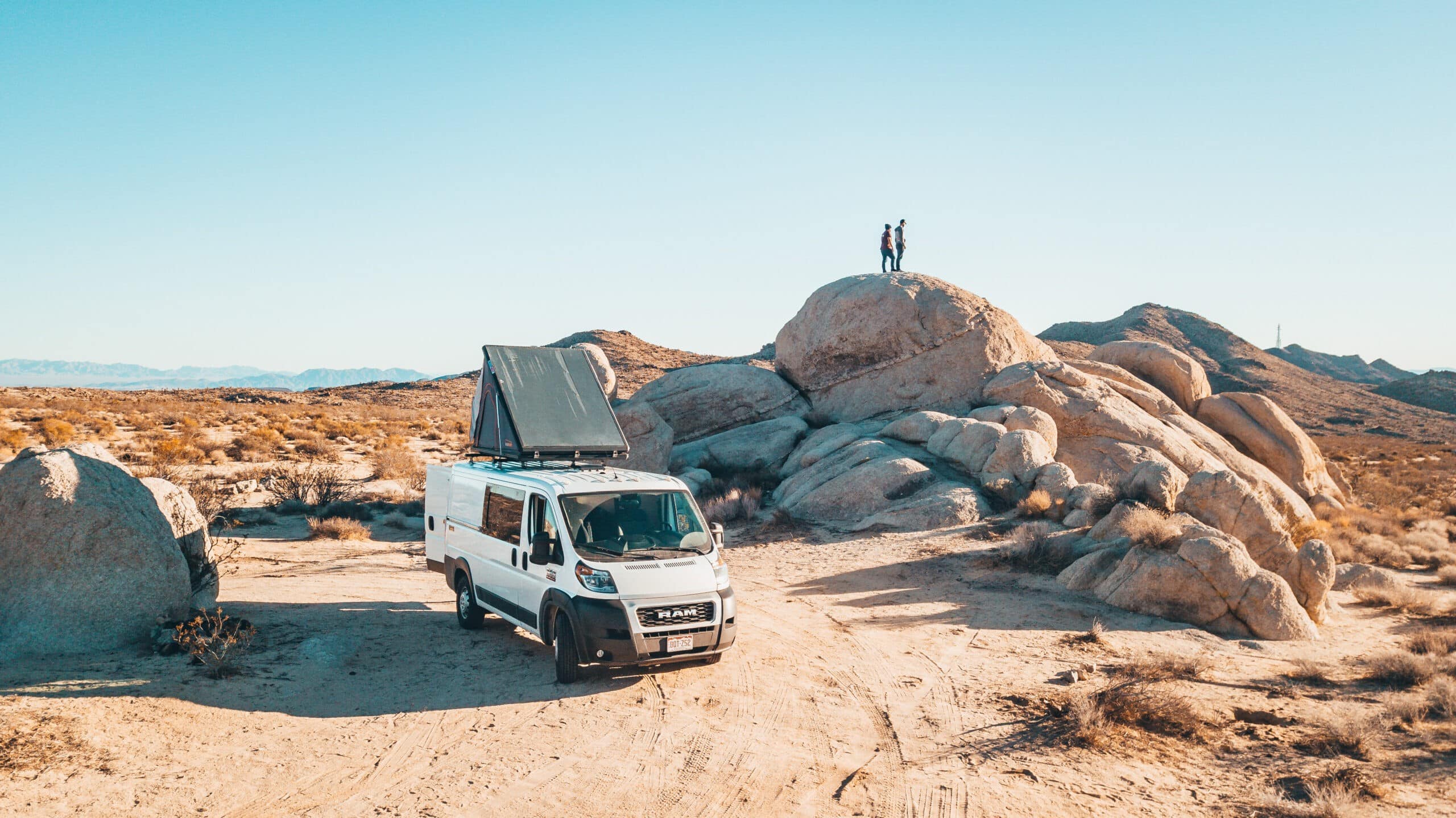 Squad Campervan by Native Campervans in the Desert