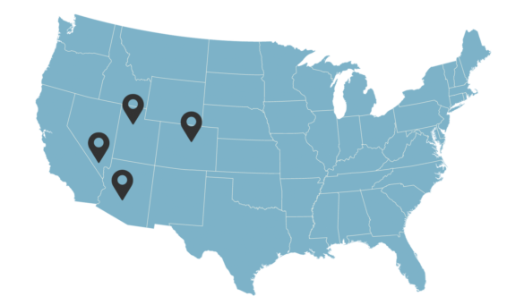 Map of Native Campervans Locations