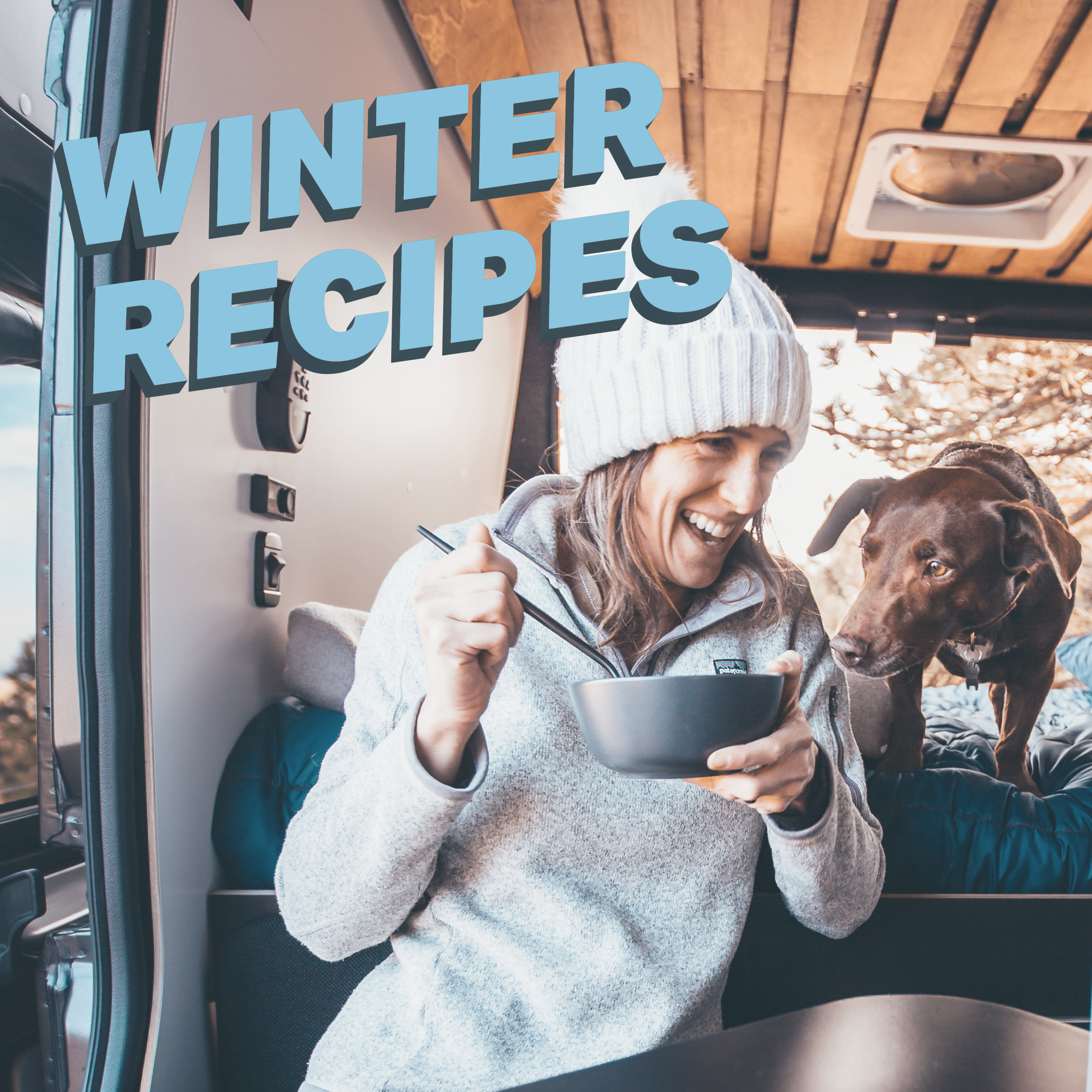 Winter camping recipes campervan