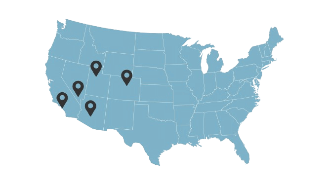 A Map of Native Campervans Locations